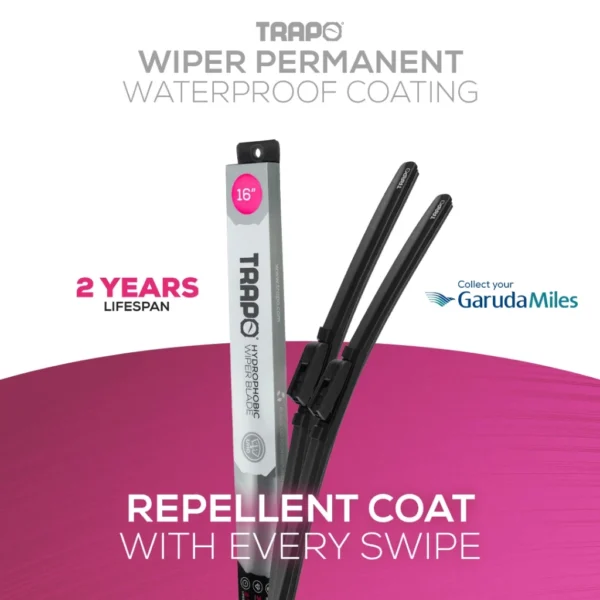 Trapo Wiper Permanent Waterproof Coating - 2 pcs