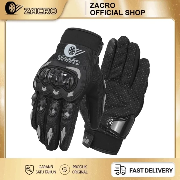 ZACRO Sarung Tangan Motor Touch Pria Screen Biker Gloves pria dewasa gloves full jari wanita trail cross sepeda rider