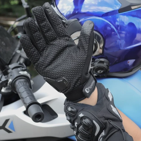 ZACRO Sarung Tangan Motor Touch Pria Screen Biker Gloves pria dewasa gloves full jari wanita trail cross sepeda rider - Image 7