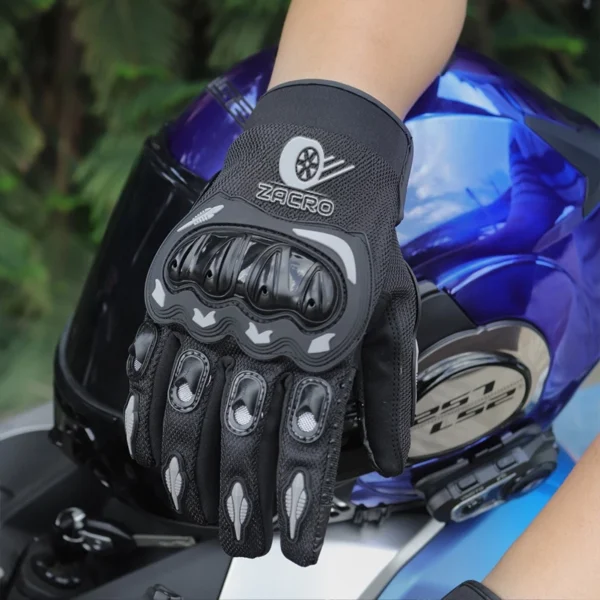 ZACRO Sarung Tangan Motor Touch Pria Screen Biker Gloves pria dewasa gloves full jari wanita trail cross sepeda rider - Image 10