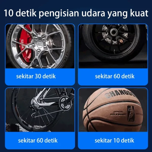 ZACRO Pompa Ban motor dan mobil electric portable - Image 7