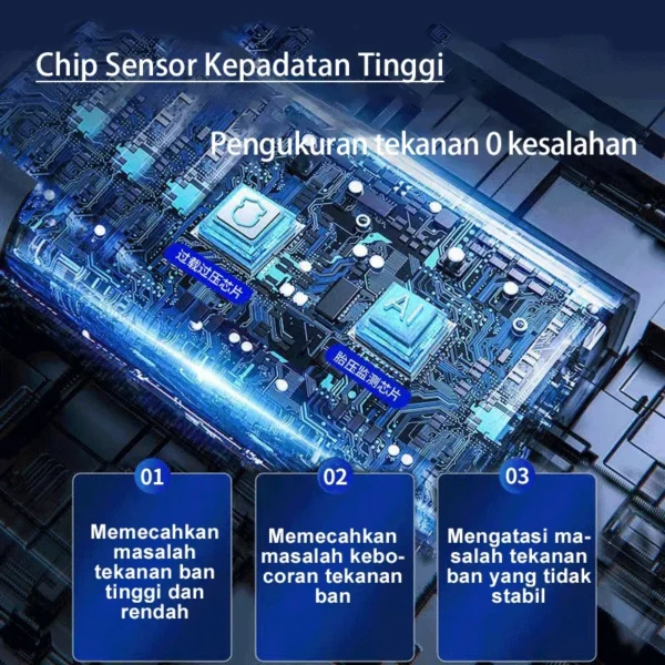 ZACRO Pompa Ban motor dan mobil electric portable - Image 8