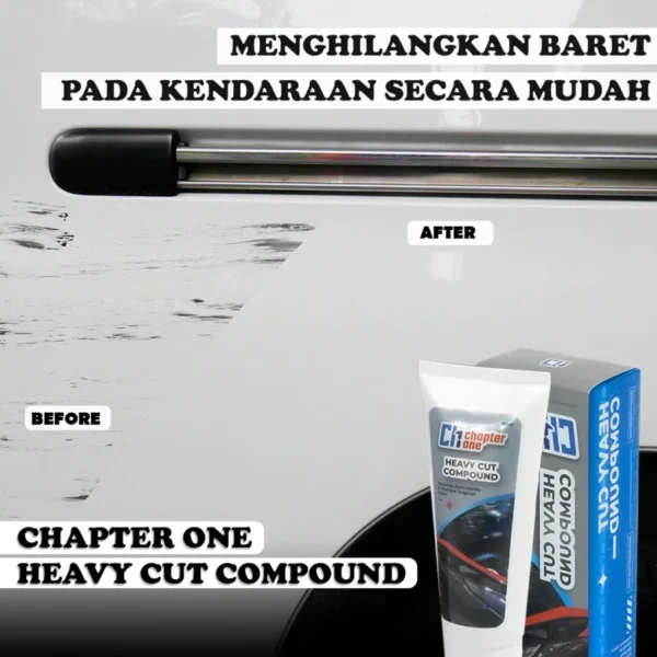 Penghilang Baret & Swirl Mark Mobil Motor Terbaik - Your Chapter One Heavy Cut Compound - Formula Ajaib untuk Mobil Mulus! - Image 9