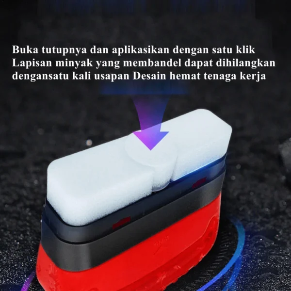 XYKJ Sikat Pembersih Obat Jamur Kerak Kaca Mobil Car Glass Oil Film Removing - Image 8