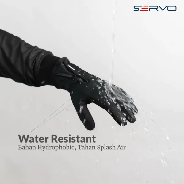 Servo Road - Sarung Tangan Motor 01 Orvar Touchscreen Water Resistant Glove - Image 8