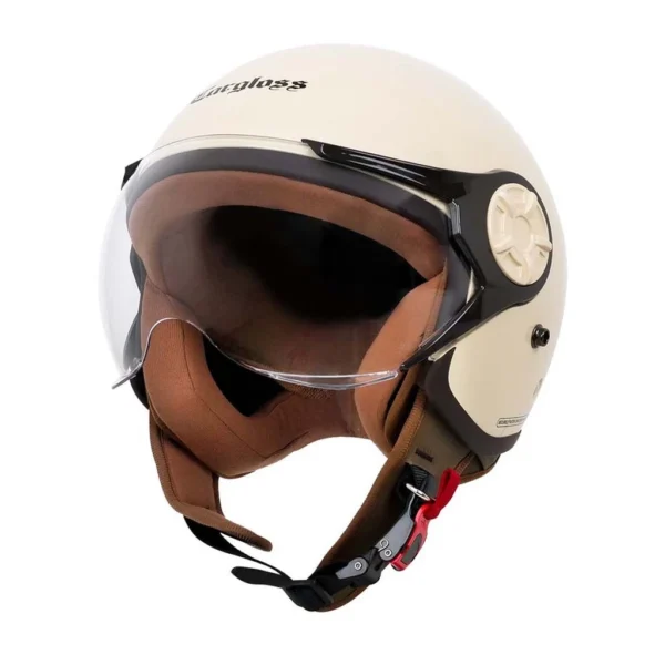 Cargloss YRH Hijab Retro Helm Half Face - Avorio Naiade